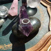 Amethyst Gemstone Crystal Pipe