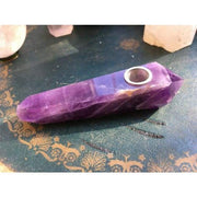 Amethyst Gemstone Crystal Pipe