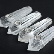 Quartz Gemstone Crystal Pipe